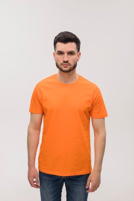 Футболка чоловіча Basic помаранчевого кольору O009R-XS фото