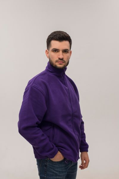 Флісовий светр чоловічий фіолетового кольору P082U-S фото