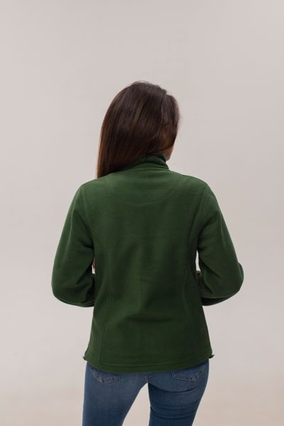 Флісовий светр жіночий темно-зеленого кольору B083G-XXL фото