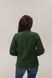 Флісовий светр жіночий темно-зеленого кольору B083G-XXL фото 4