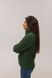 Флісовий светр жіночий темно-зеленого кольору B083G-XXL фото 3