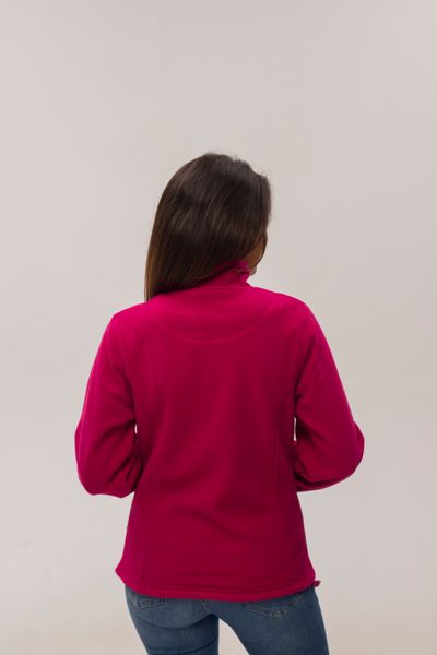 Флісовий светр жіночий малинового кольору R084P-S фото