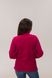Флісовий светр жіночий малинового кольору R084P-S фото 4