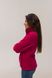 Флісовий светр жіночий малинового кольору R084P-S фото 3
